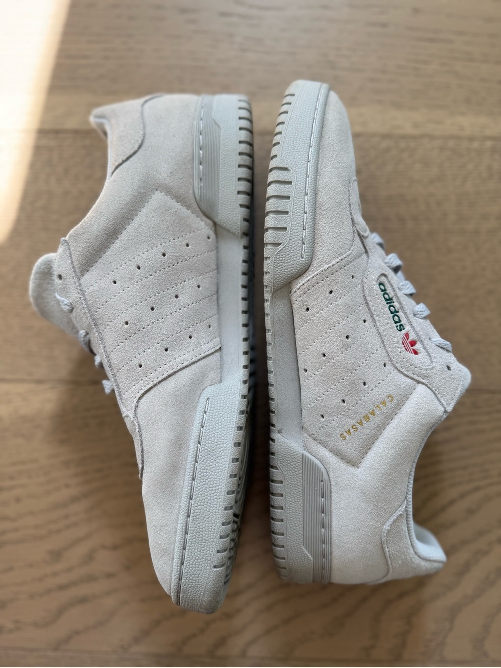 Adidas Yeezy Powerphase “quiet grey” Suede Sneakers